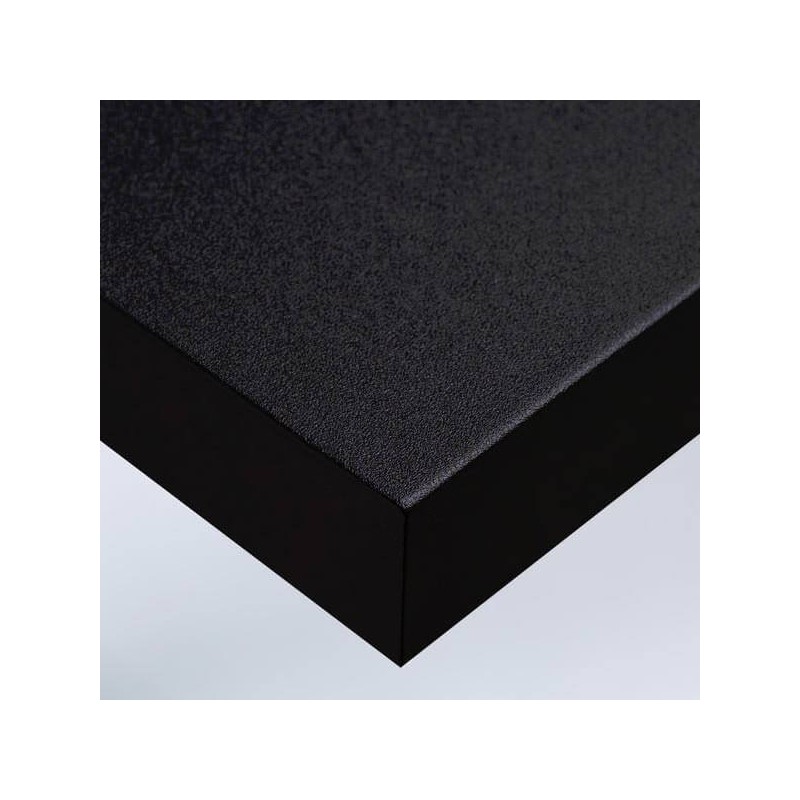Film adhésif décoratif noir mat grain velours pour meubles ou murs