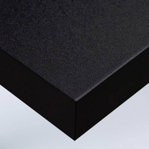 Film adhésif décoratif noir mat grain velours pour meubles ou murs
