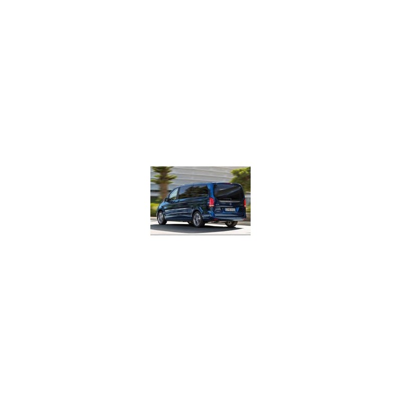 Kit film solaire Mercedes-Benz Vito (3) Long 5 portes (depuis 2014) vitres fixes, 2 portes latérales et hayon