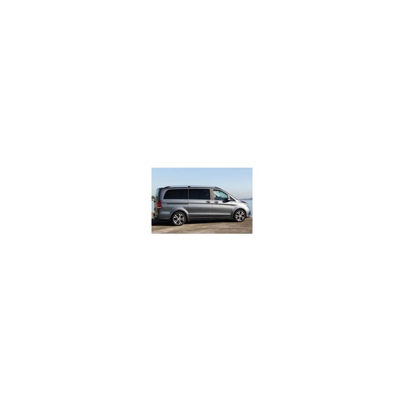 Kit film solaire Mercedes-Benz Vito (3) Long 6 portes (depuis 2014) vitres fixes, 2 portes latérales et 2 portes arrières