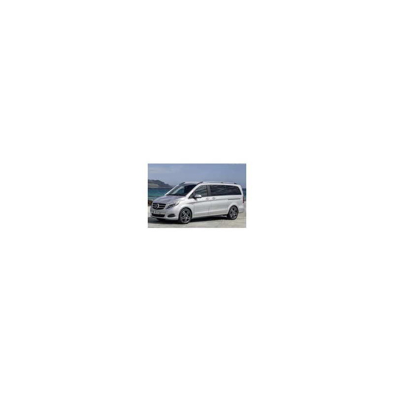 Kit film solaire Mercedes-Benz Vito (3) Extra Long 5 portes (depuis 2014) vitres fixes, 2 portes latérales et hayon