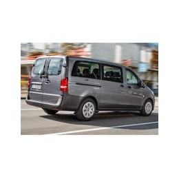 Kit film solaire Mercedes-Benz Vito (3) Extra Long 6 portes (depuis 2014) vitres fixes, 2 portes latérales et 2 portes arrières