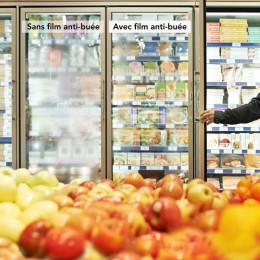 Film anti buée pour miroir ou vitre de salle de bain et de cuisine