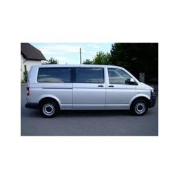 Kit film solaire Volkswagen Transporter T6 (6) Long 5 portes (depuis 2015) 1 porte latérale, vitres fixes et 2 portes arrières