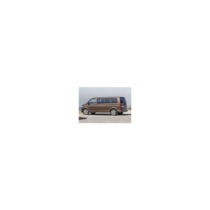 Kit film solaire Volkswagen Transporter T6 (6) Long 5 portes (depuis 2015) 2 portes latérales, vitres fixes et hayon