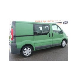 Kit film solaire Renault Trafic (2) Utilitaire 5 portes (2002 - 2015) 1 vitre coulissante à droite et 2 portes arrières