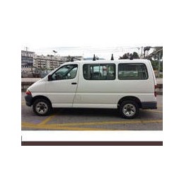 Kit film solaire Toyota Hiace (4) 4 portes (1995 - 2006) avec hayon et 2 vitres arrières fixes