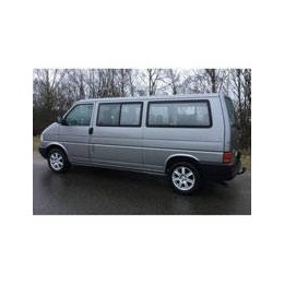 Kit film solaire Volkswagen Transporter T4 (4) Long 45 portes (1990 - 2003) 1 vitre fixe à droite, 1 vitre coulissante à gauche et hayon
