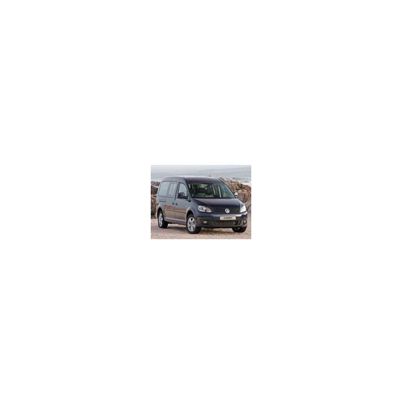 Kit film solaire Volkswagen Caddy (4) 6 portes (2016 - 2020) 2 portes latérales, 1 vitre coulissante à droite 1 fixe à gauche, 2 portes arrières