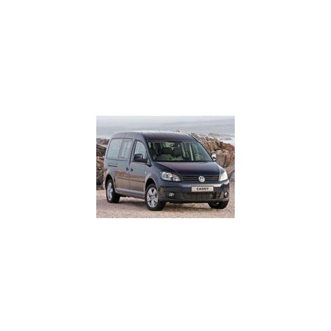 Kit film solaire Volkswagen Caddy (4) 6 portes (2016 - 2020) 2 portes latérales, 1 vitre coulissante à droite 1 fixe à gauche, 2 portes arrières