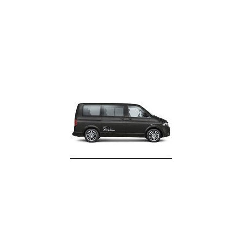 Kit film solaire Volkswagen Transporter T6 (6) Court 6 portes (depuis 2015) 2 portes latérales, vitres coulissantes et 2 portes ar