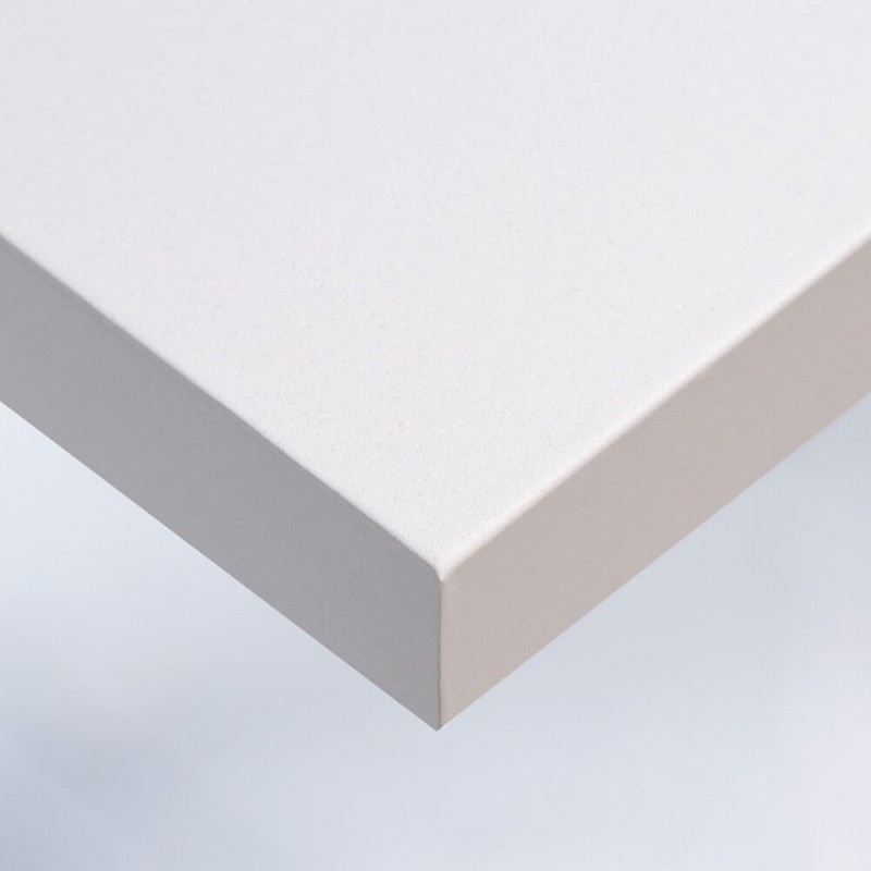 Revêtement adhésif blanc pailleté mat pour murs et meubles