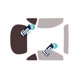 Kit film solaire Ford Escort (3) Coupe 2 portes (1997 - 2000)