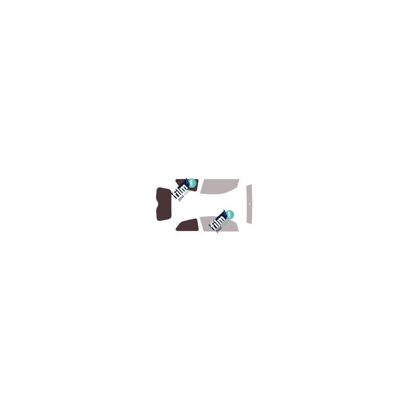 Film Solaire Teinté Prédécoupé Pour Ford Fiesta 3 Portes 2003-2005 - Vitres Arrière Et Lunette, 20% Noir Fumé
