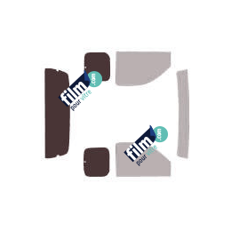 Kit film solaire Ford Ranger (3) Super Cab Pick-up 2 portes (1998 - 2007)