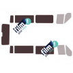 Kit film solaire Ford Transit (4) Long 4 portes (2000 - 2013) 1 portes latérale, vitres latérales fixes et hayon