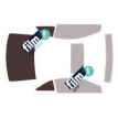Kit film solaire Honda Civic (8) Type-R Coupe 2 portes (2006 - 2011)