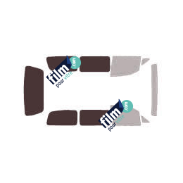 Kit film solaire Hyundai Satellite (1) Court 5 portes (1997 - 2007) 2 portes latérales et vitres fixes