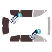 Kit film solaire Hyundai Trajet 5 portes (2000 - 2008)