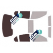 Kit film solaire Jaguar X-Type Berline 4 portes (2001 - 2011)