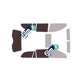 Kit film solaire Jaguar X-Type Sportwagon Break 5 portes (2004 - 2011)