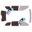Kit film solaire Jeep Grand Cherokee (4) 5 portes (2010 - 2013) (phase 1)