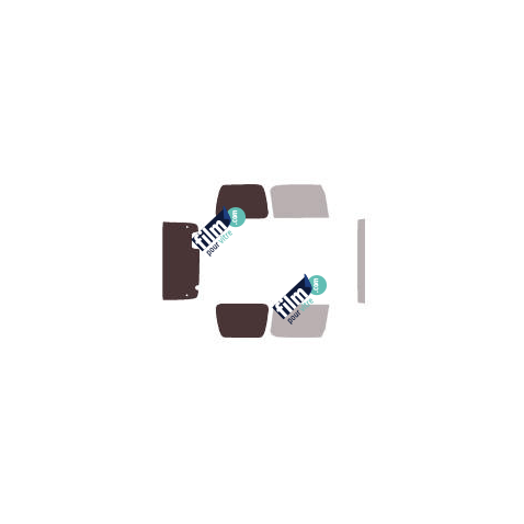 Kit film solaire Jeep Wrangler (2) 3 portes (1996 - 2006)