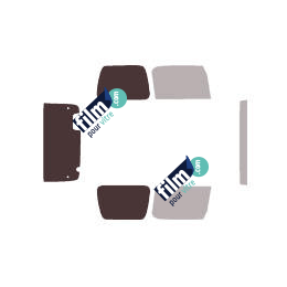 Kit film solaire Jeep Wrangler (2) 3 portes (1996 - 2006)