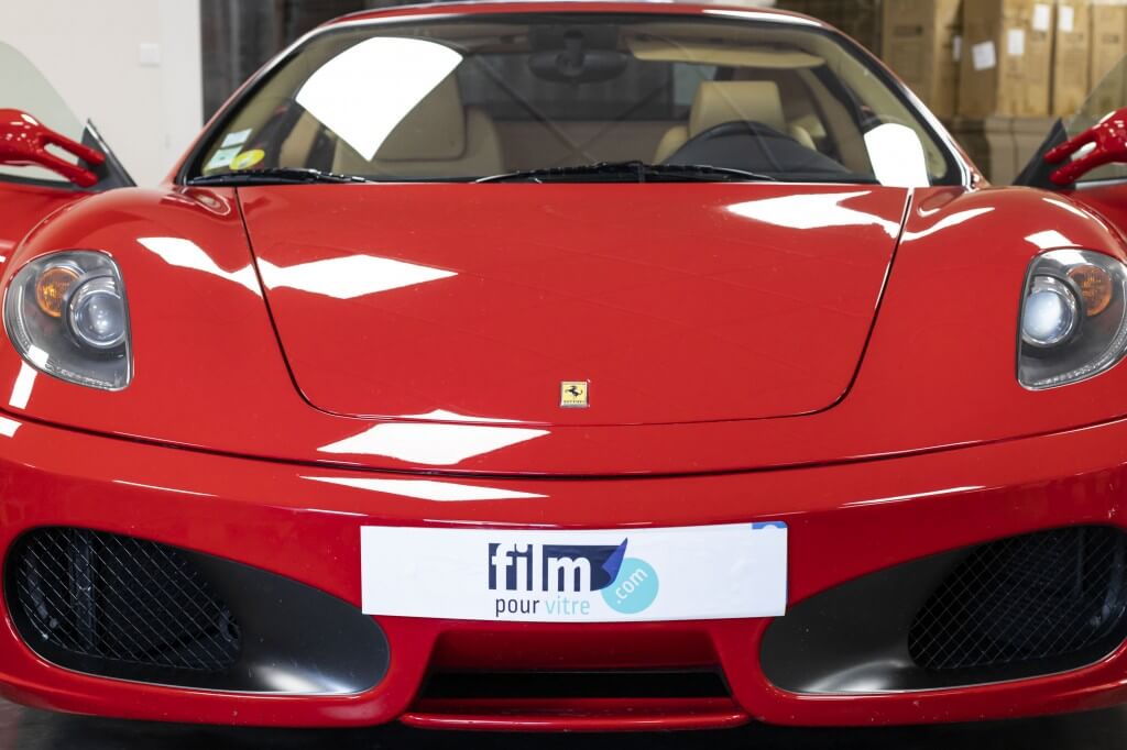 Pose de vitres teintées sur une Ferrari f430 spider