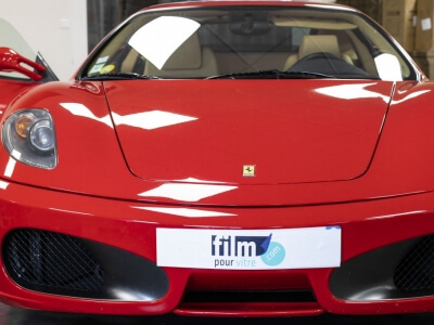 Pose de vitres teintées sur une Ferrari f430 spider